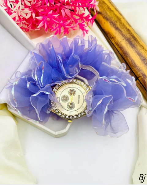 Women's Pink Rhinestone Bracelet Watch Quartz Water Resistant