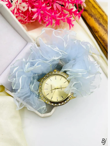Women's Pink Rhinestone Bracelet Watch Quartz Water Resistant
